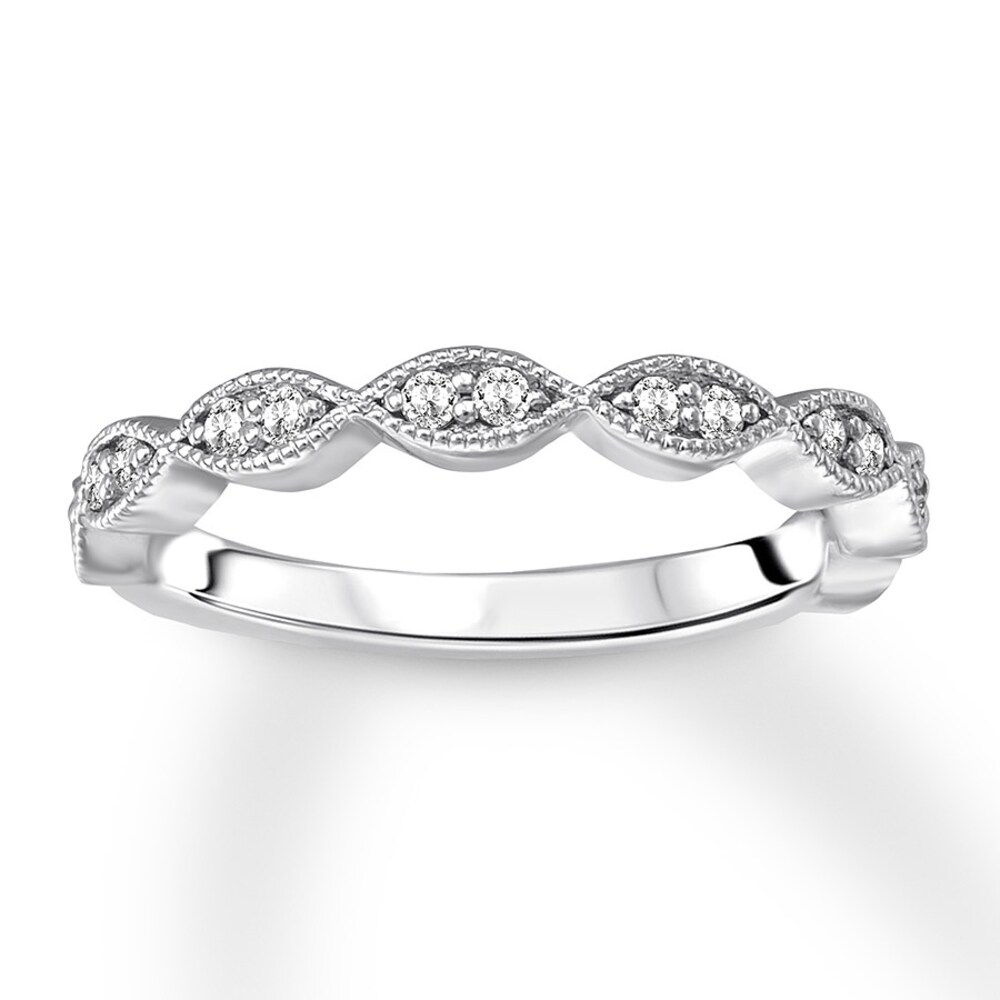 Diamond Anniversary Band 1/5 carat tw Round-cut 14K White Gold i5ioMfwX Diamond Anniversary Band 1/5 carat tw Round-cut 14K White Gold i5ioMfwX