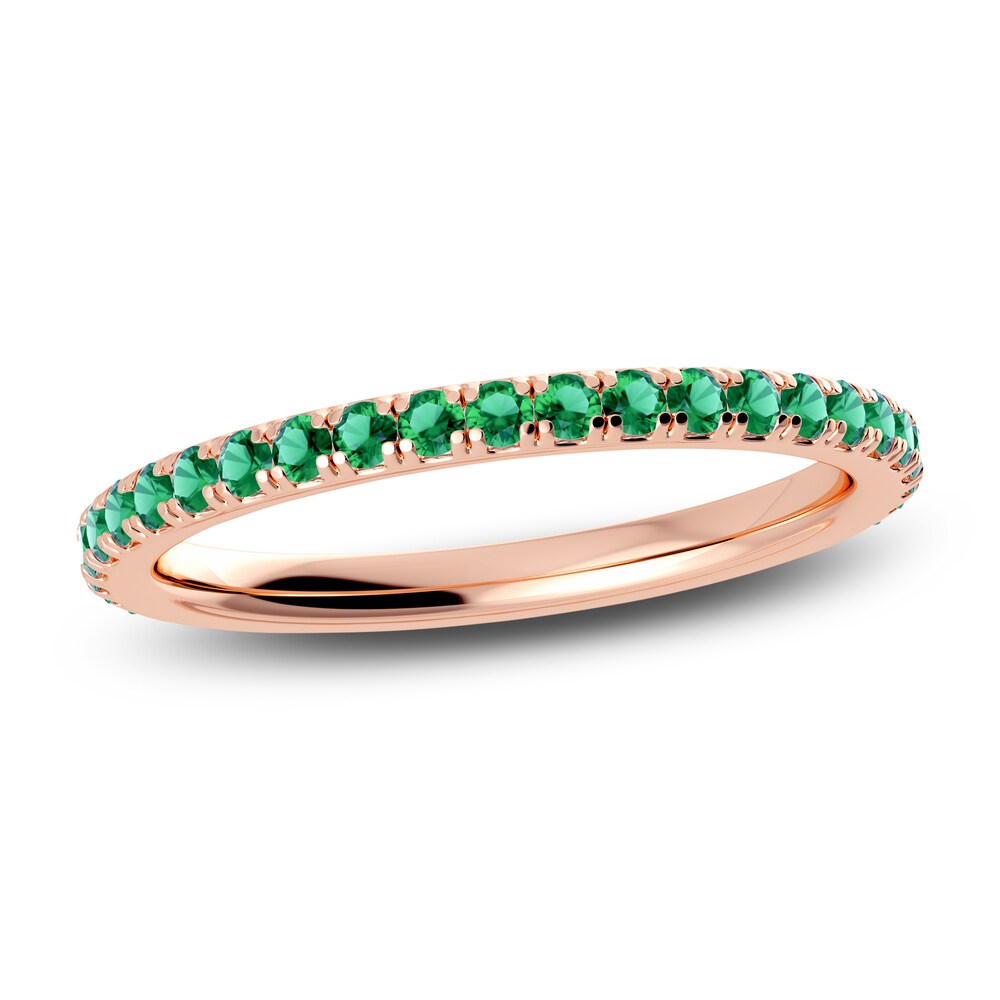 Juliette Maison Natural Emerald Eternity Ring 10K Rose Gold iAYhb7Nz Juliette Maison Natural Emerald Eternity Ring 10K Rose Gold iAYhb7Nz