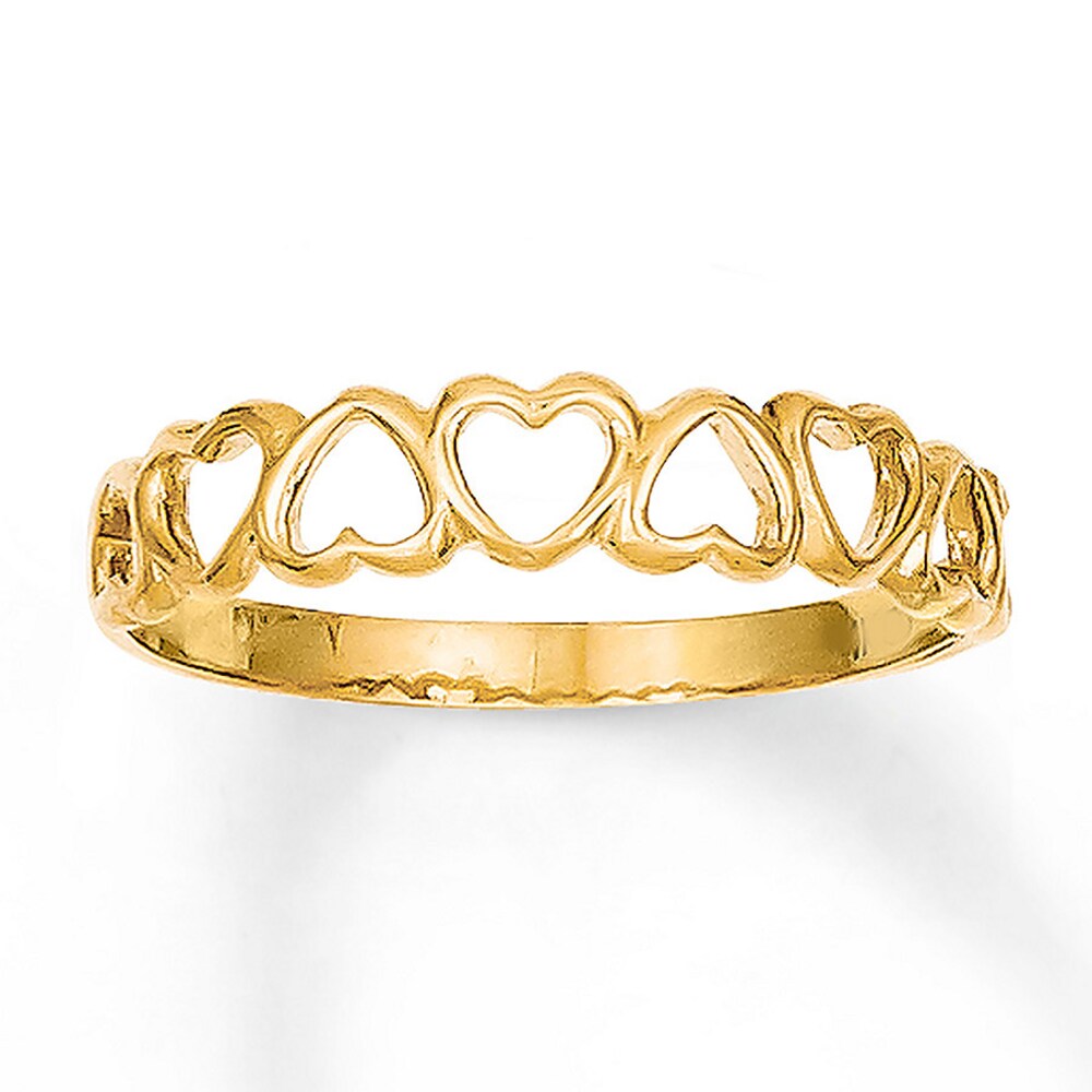 Heart Ring 14K Yellow Gold iOXr4AJY Heart Ring 14K Yellow Gold iOXr4AJY