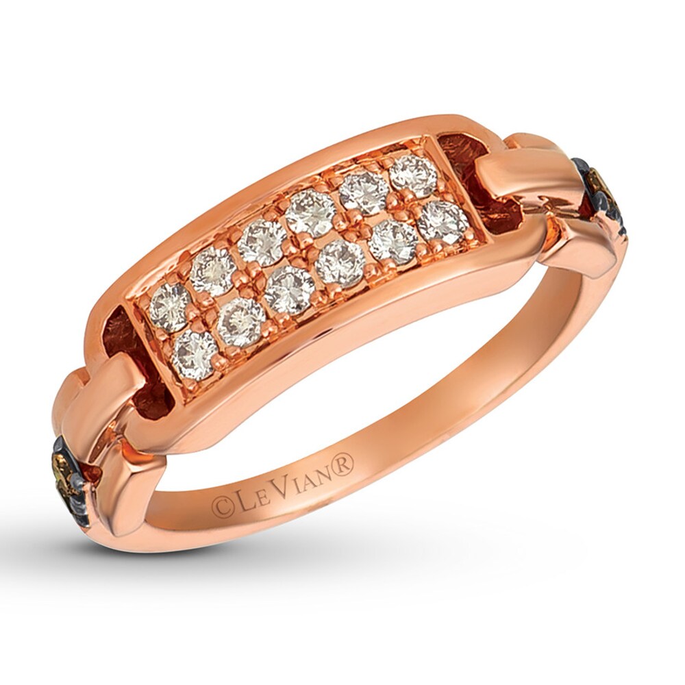 Le Vian Diamond Ring 1/3 carat tw 14K Strawberry Gold iPGHphBm Le Vian Diamond Ring 1/3 carat tw 14K Strawberry Gold iPGHphBm