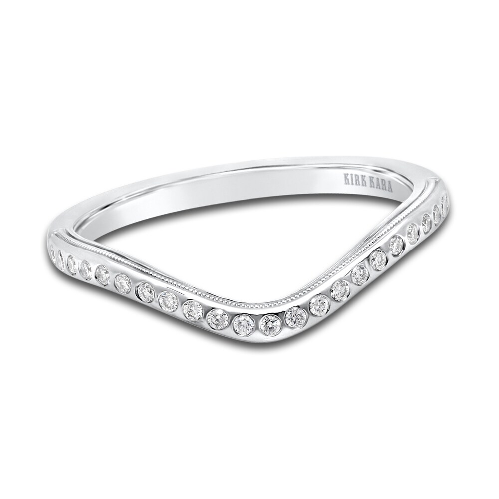 Kirk Kara Diamond Contour Wedding Band 1/10 ct tw Round Platinum iW11lAKj Kirk Kara Diamond Contour Wedding Band 1/10 ct tw Round Platinum iW11lAKj