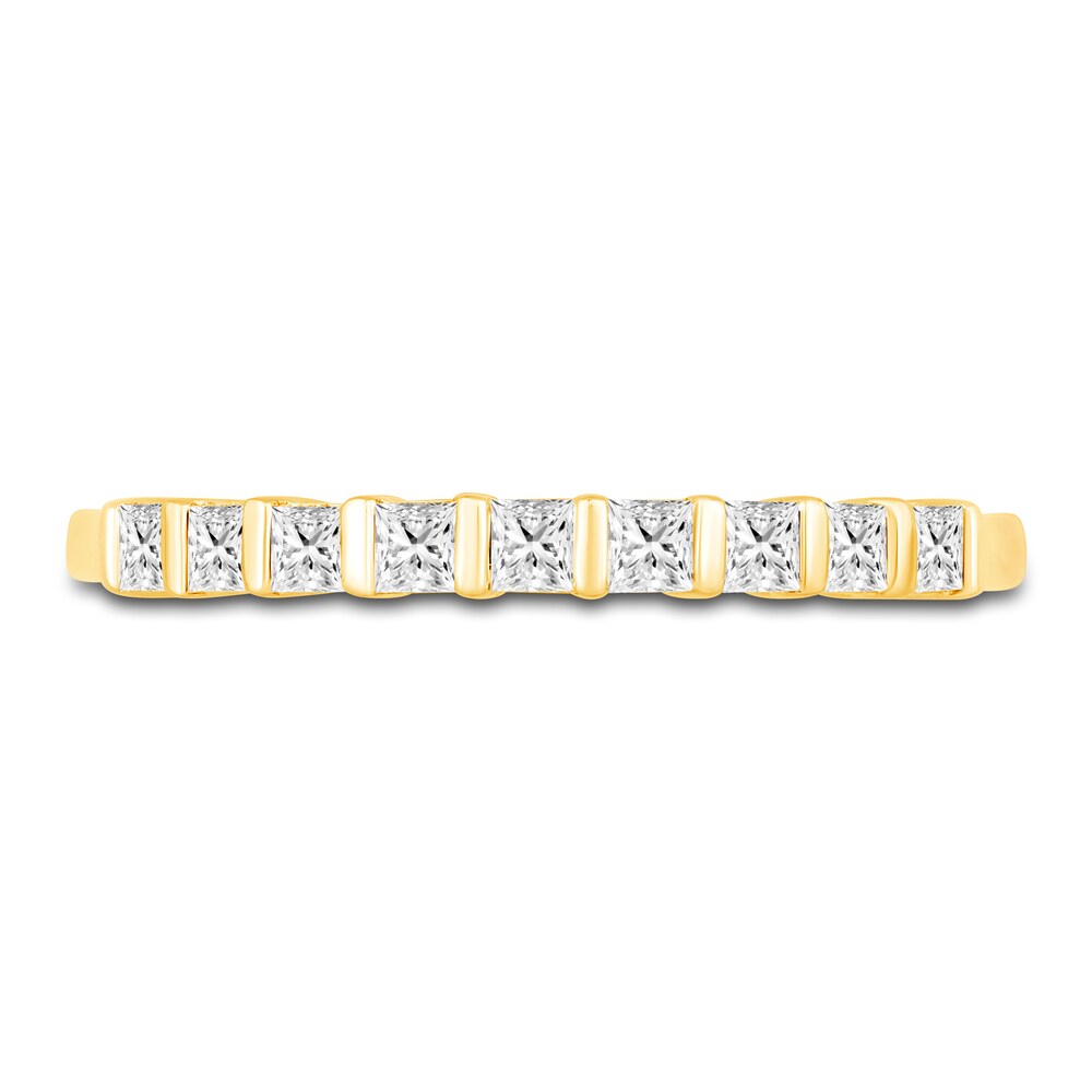 Diamond Anniversary Band 3/8 ct tw Princess 14K Yellow Gold idGofPqB Diamond Anniversary Band 3/8 ct tw Princess 14K Yellow Gold idGofPqB