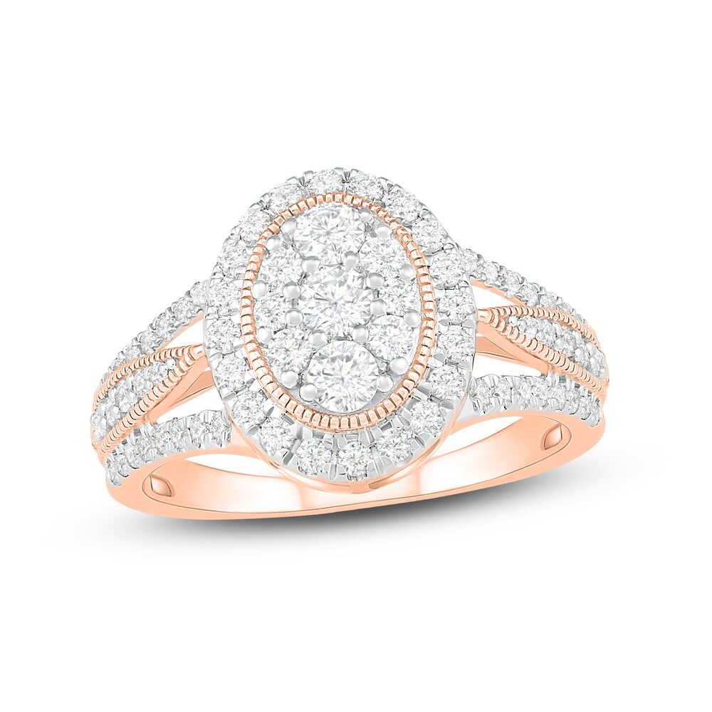 Diamond Ring 1 ct tw Round 14K Rose Gold if3wKuQP Diamond Ring 1 ct tw Round 14K Rose Gold if3wKuQP