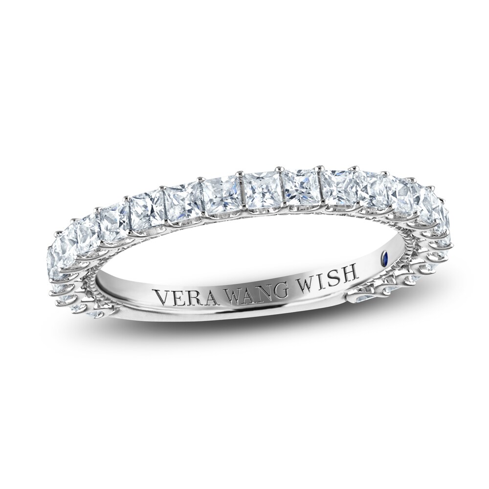 Vera Wang WISH Diamond Wedding Band 1 ct tw Princess 18K White Gold igS6tvtD Vera Wang WISH Diamond Wedding Band 1 ct tw Princess 18K White Gold igS6tvtD