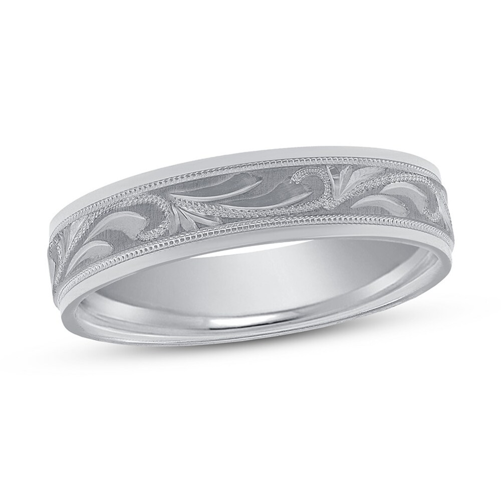 Wedding Band Carved Platinum 5mm iluZDC0R Wedding Band Carved Platinum 5mm iluZDC0R