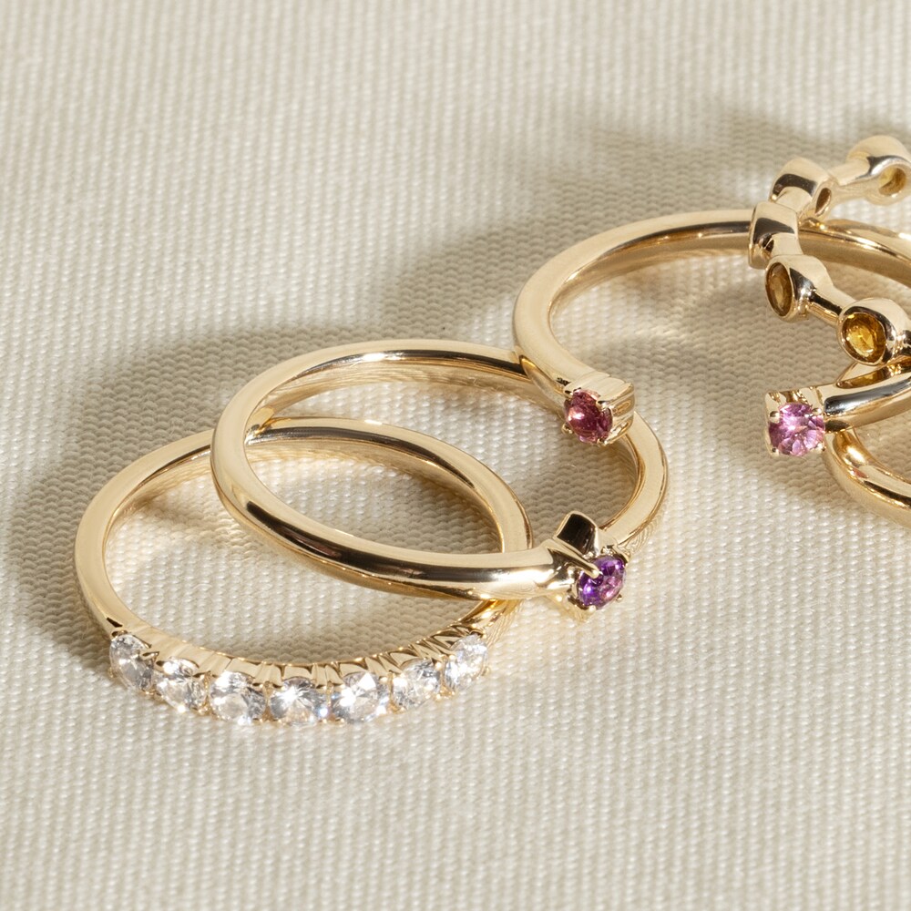 Juliette Maison Natural Peridot Half Eternity Ring 10K Yellow Gold j04UY6fo Juliette Maison Natural Peridot Half Eternity Ring 10K Yellow Gold j04UY6fo