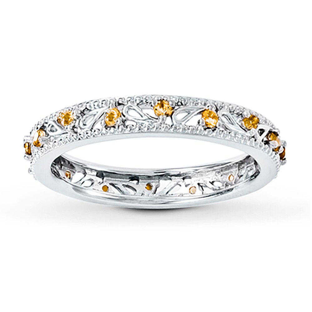 Stackable Ring Citrine Sterling Silver j9euAWP0 Stackable Ring Citrine Sterling Silver j9euAWP0