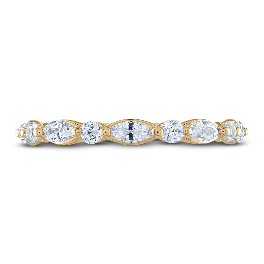 Diamond Anniversary Band 1/2 ct tw Marquise/Round 14K Yellow Gold jDP0idoM Diamond Anniversary Band 1/2 ct tw Marquise/Round 14K Yellow Gold jDP0idoM