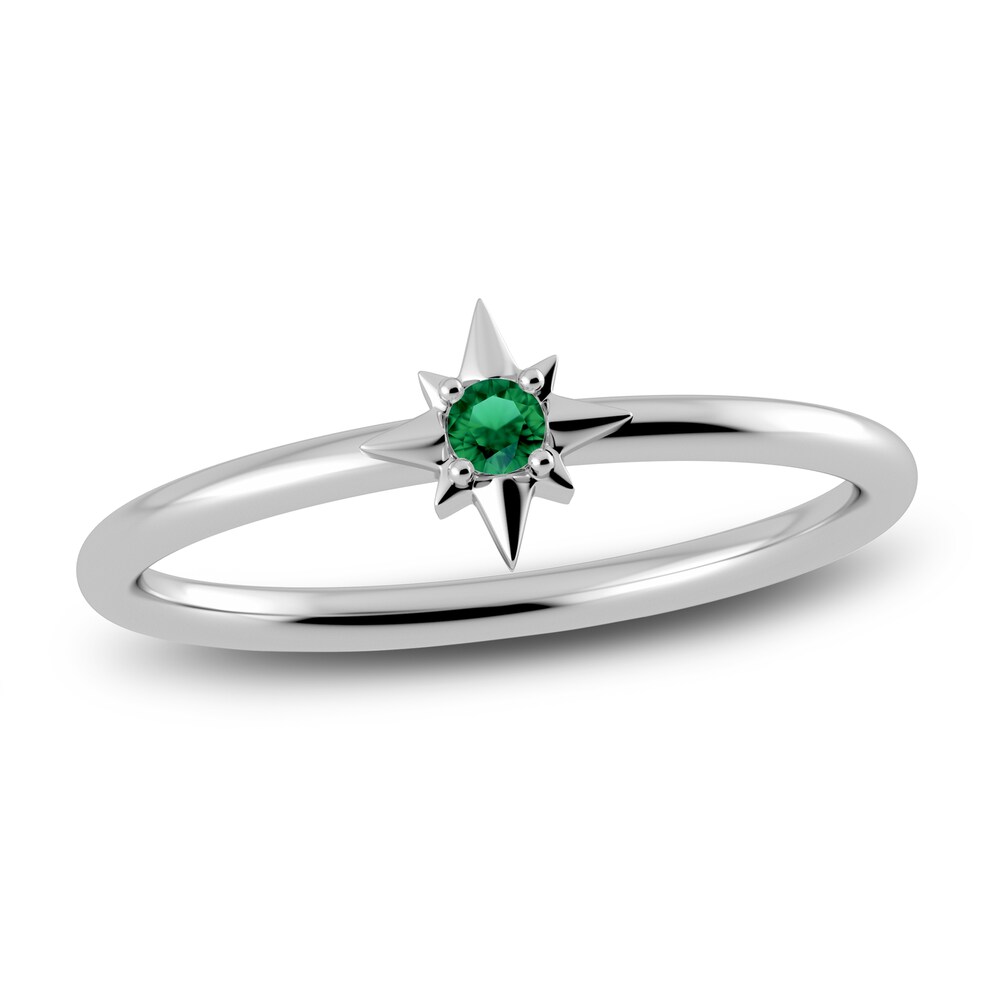Juliette Maison Natural Emerald Starburst Ring 10K White Gold jIyoS3Vw Juliette Maison Natural Emerald Starburst Ring 10K White Gold jIyoS3Vw