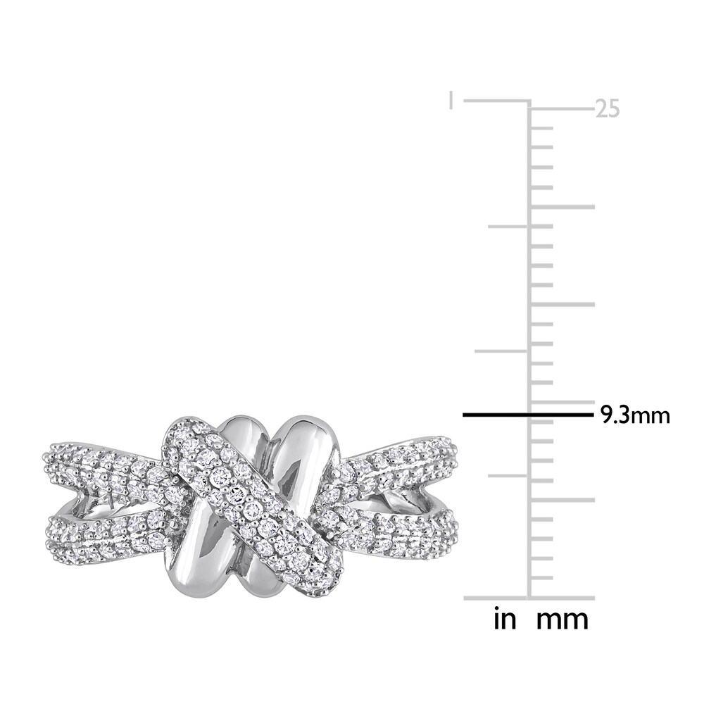 Diamond Knot Ring 1/2 ct tw Round 14K White Gold jP2c8s2v Diamond Knot Ring 1/2 ct tw Round 14K White Gold jP2c8s2v