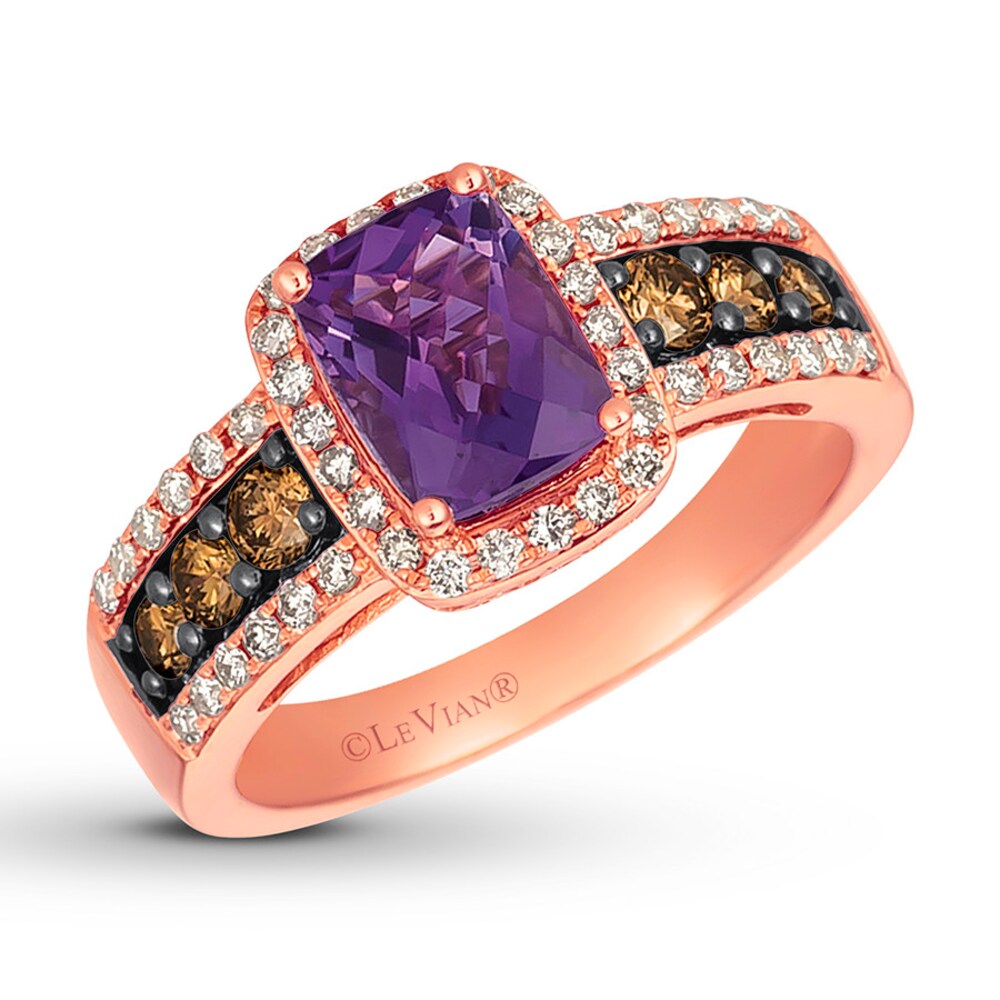 Le Vian Amethyst Ring 5/8 ct tw Diamonds 14K Strawberry Gold jPLkYq1N Le Vian Amethyst Ring 5/8 ct tw Diamonds 14K Strawberry Gold jPLkYq1N