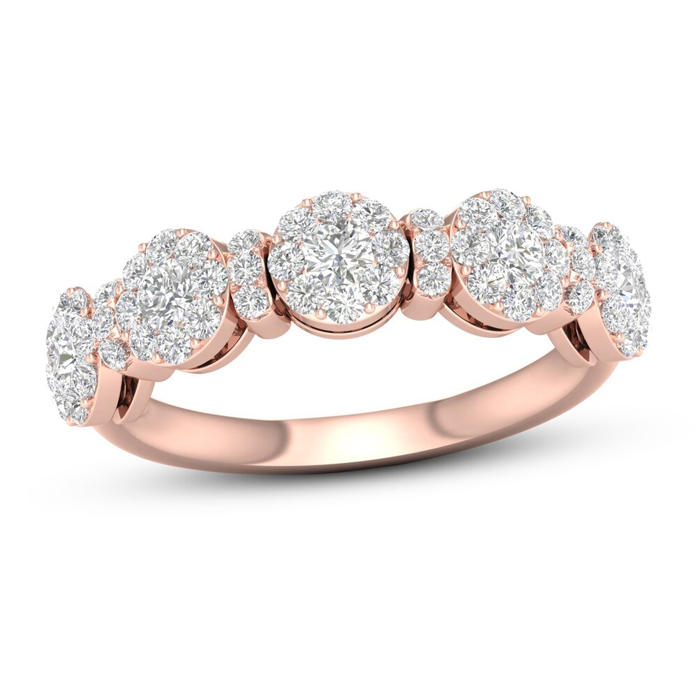 Diamond Anniversary Ring 3/4 ct tw 10K Rose Gold jXSJU9uT Diamond Anniversary Ring 3/4 ct tw 10K Rose Gold jXSJU9uT