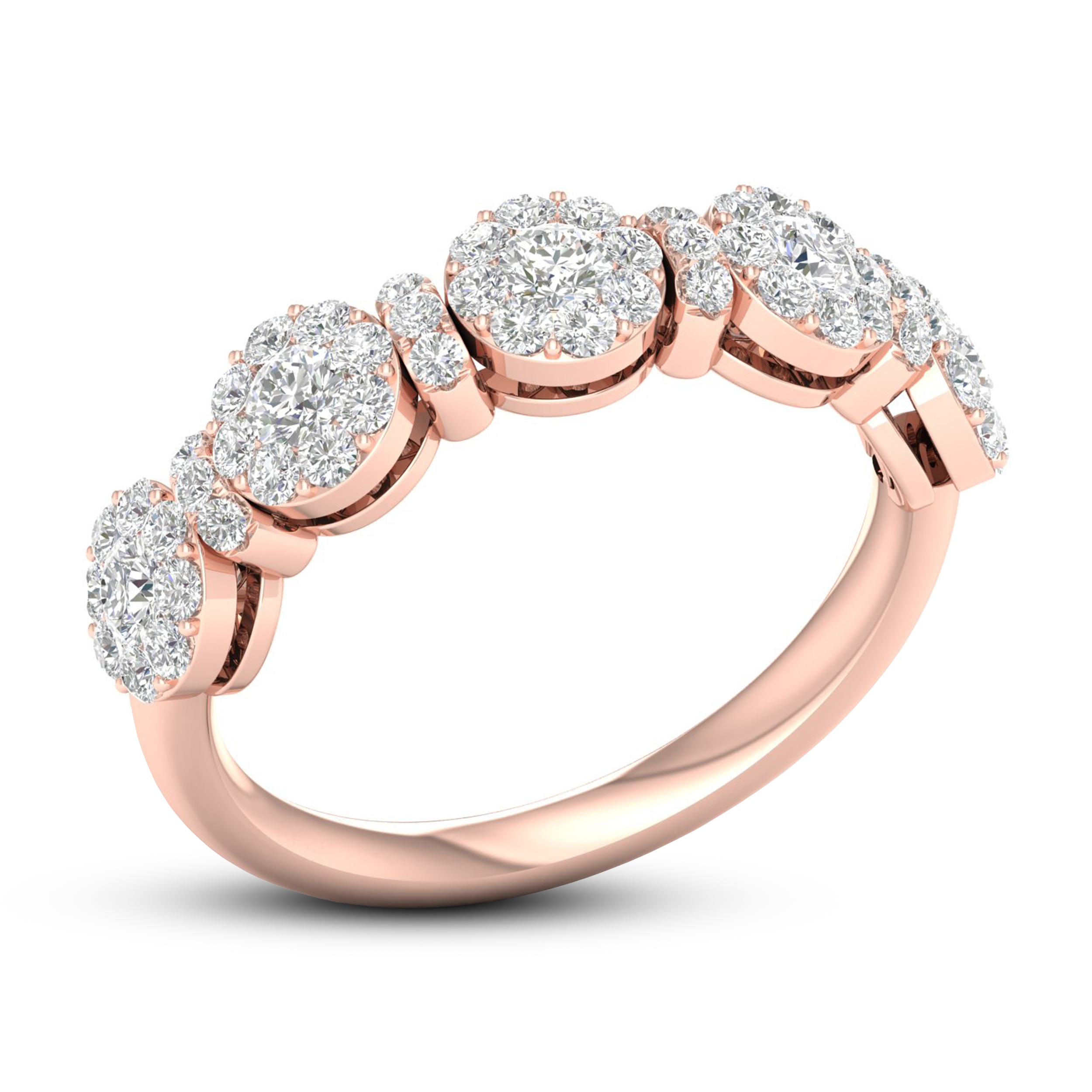 Diamond Anniversary Ring 3/4 ct tw 10K Rose Gold jXSJU9uT Diamond Anniversary Ring 3/4 ct tw 10K Rose Gold jXSJU9uT