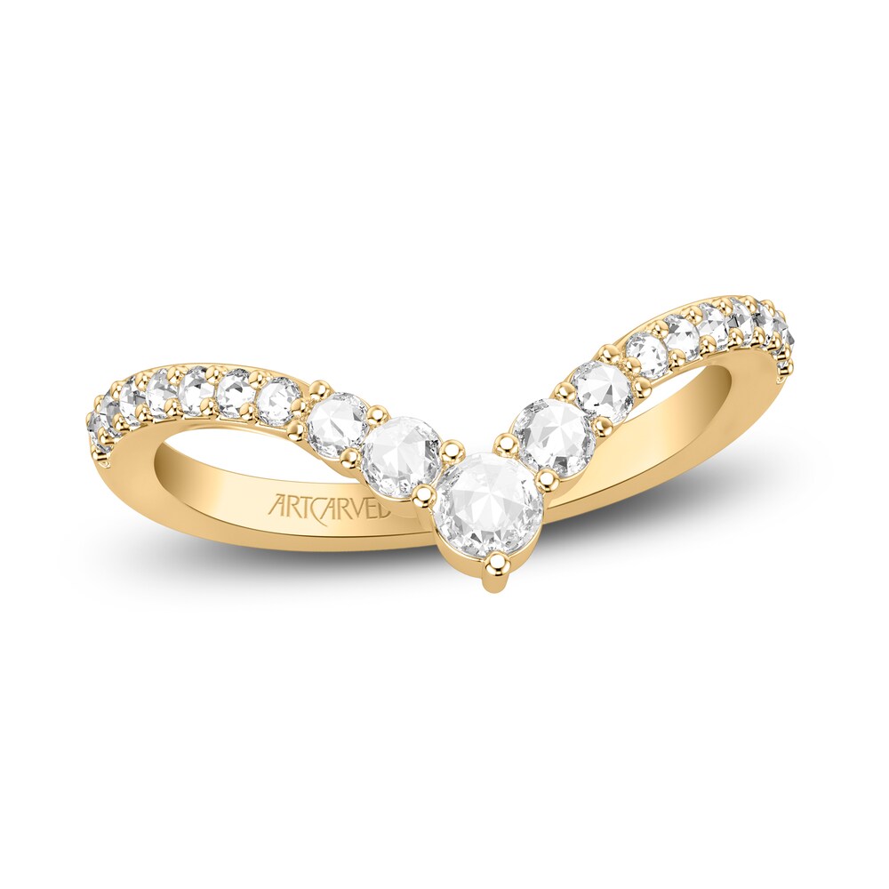 ArtCarved Rose-Cut Diamond Anniversary Band 3/8 ct tw 14K Yellow Gold jYK8SVR5 ArtCarved Rose-Cut Diamond Anniversary Band 3/8 ct tw 14K Yellow Gold jYK8SVR5