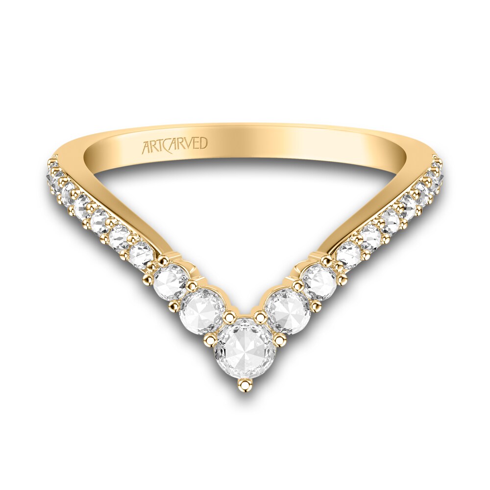 ArtCarved Rose-Cut Diamond Anniversary Band 3/8 ct tw 14K Yellow Gold jYK8SVR5 ArtCarved Rose-Cut Diamond Anniversary Band 3/8 ct tw 14K Yellow Gold jYK8SVR5