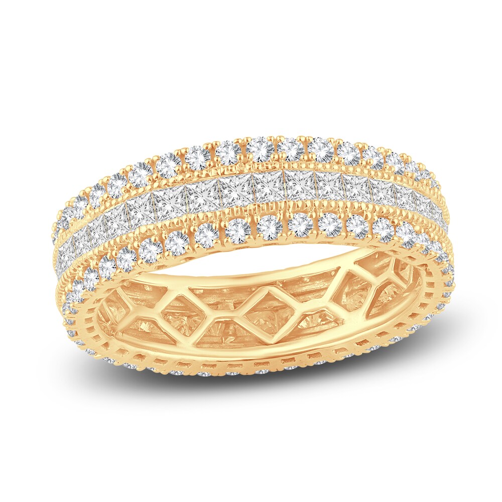 Diamond Eternity Ring 2 ct tw Round 14K Yellow Gold jc6rVjAC Diamond Eternity Ring 2 ct tw Round 14K Yellow Gold jc6rVjAC