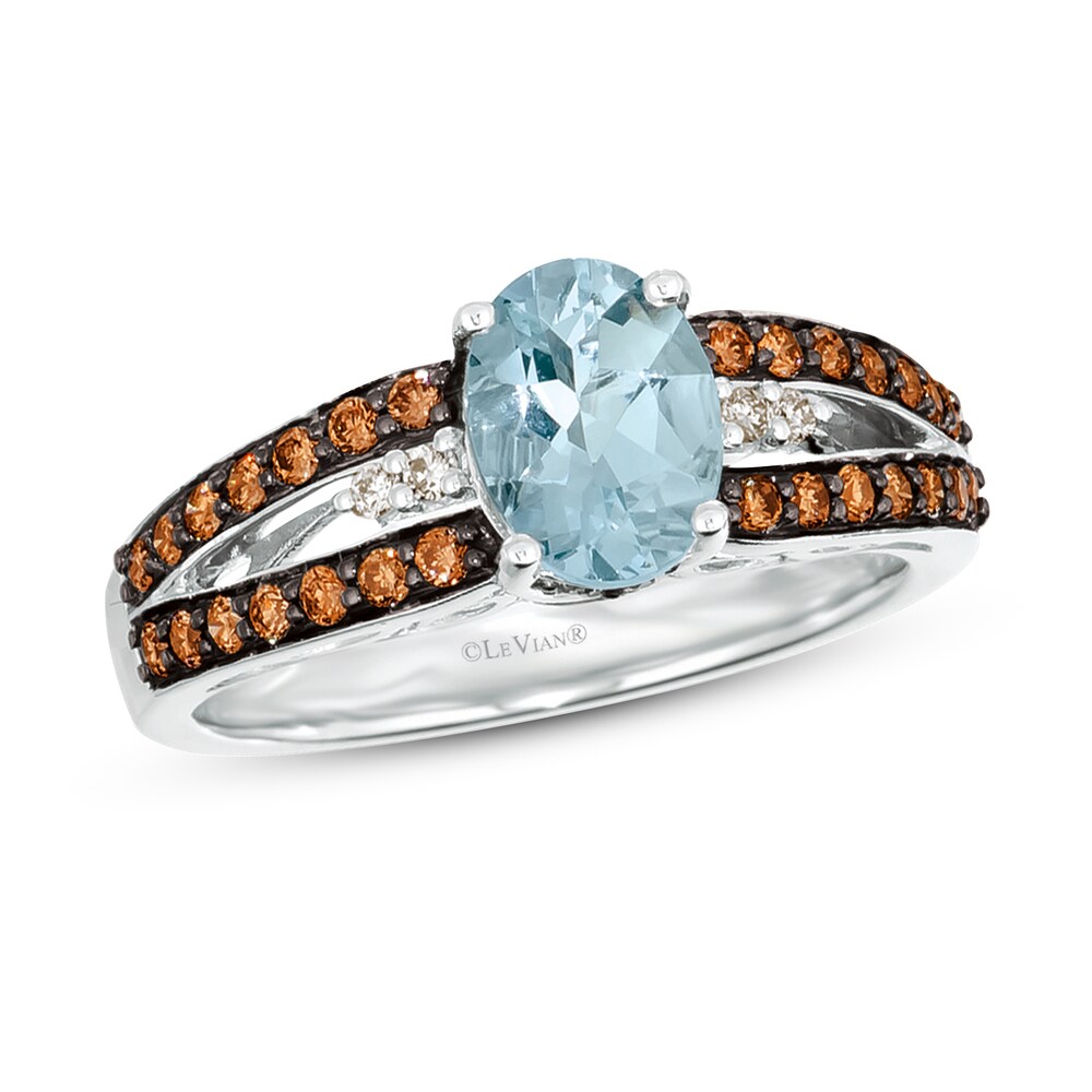 Le Vian Natural Aquamarine Ring 3/8 ct tw Diamonds 14K Vanilla Gold jdzMHw6I Le Vian Natural Aquamarine Ring 3/8 ct tw Diamonds 14K Vanilla Gold jdzMHw6I
