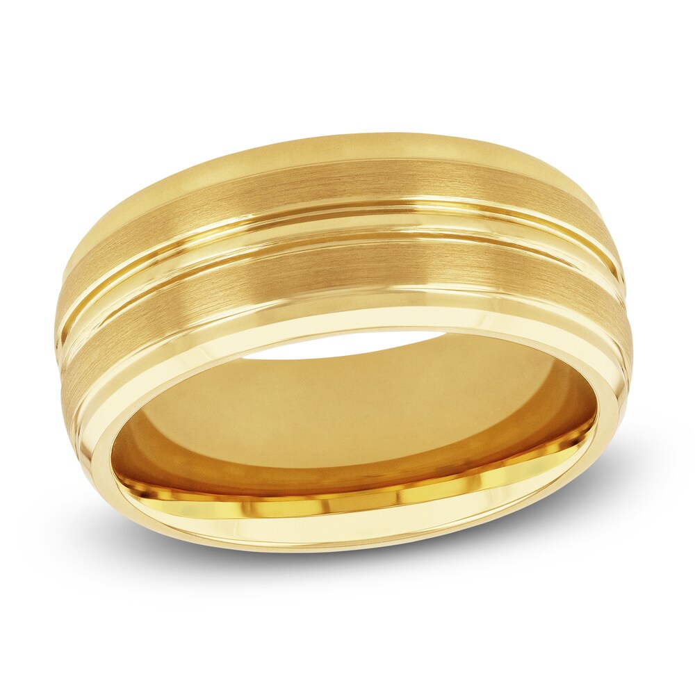 Wedding Band Yellow Tungsten 9mm jjr17yzY