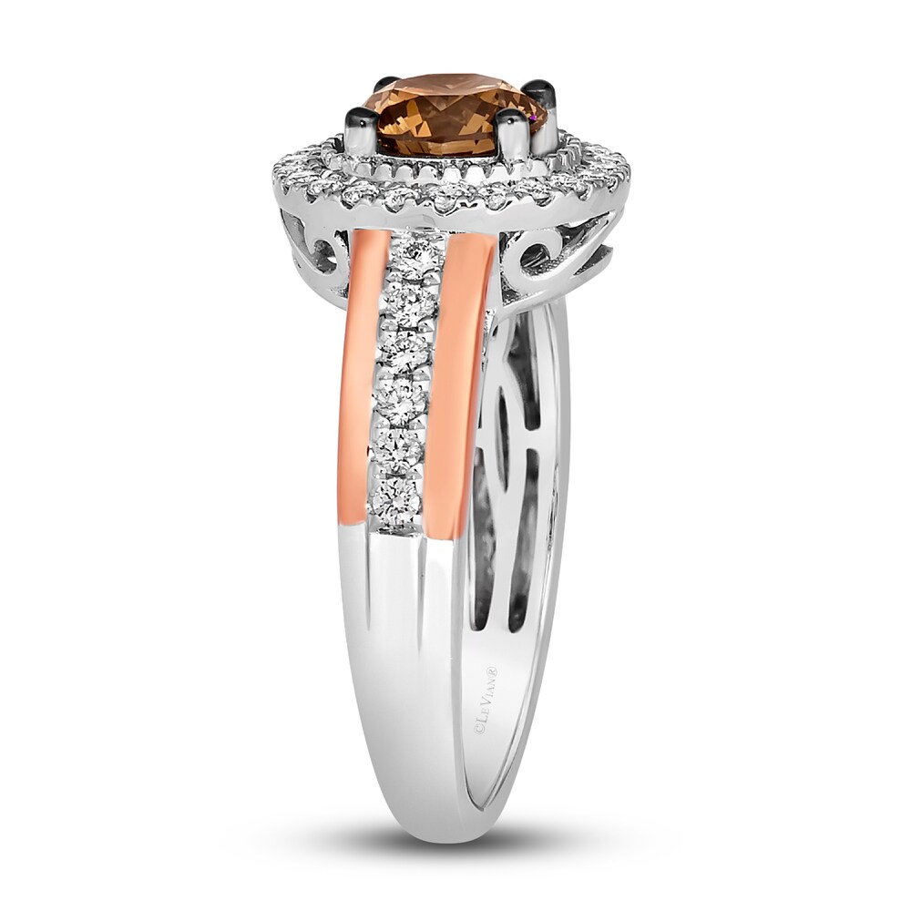 Le Vian Diamond Ring 1-1/3 ct tw Round 14K Two-Tone Gold js9GSvuf Le Vian Diamond Ring 1-1/3 ct tw Round 14K Two-Tone Gold js9GSvuf