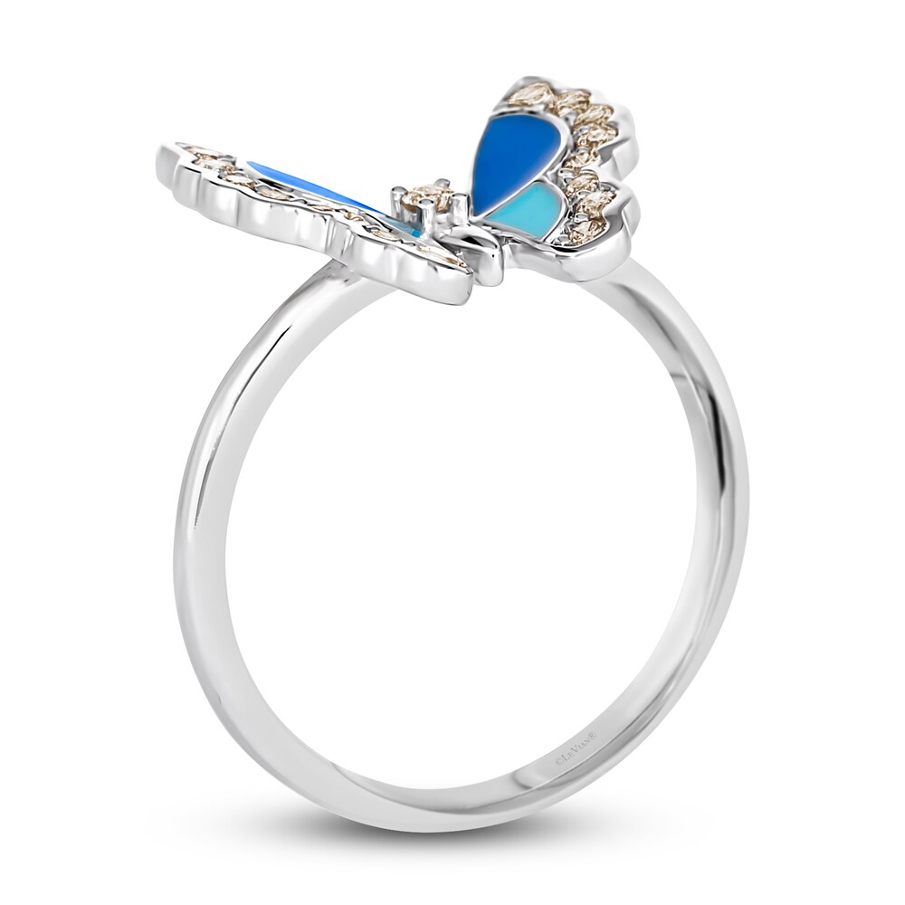 Le Vian Diamond Butterfly Ring 1/4 ct tw Round 14K Vanilla Gold jsx8I1W8 Le Vian Diamond Butterfly Ring 1/4 ct tw Round 14K Vanilla Gold jsx8I1W8