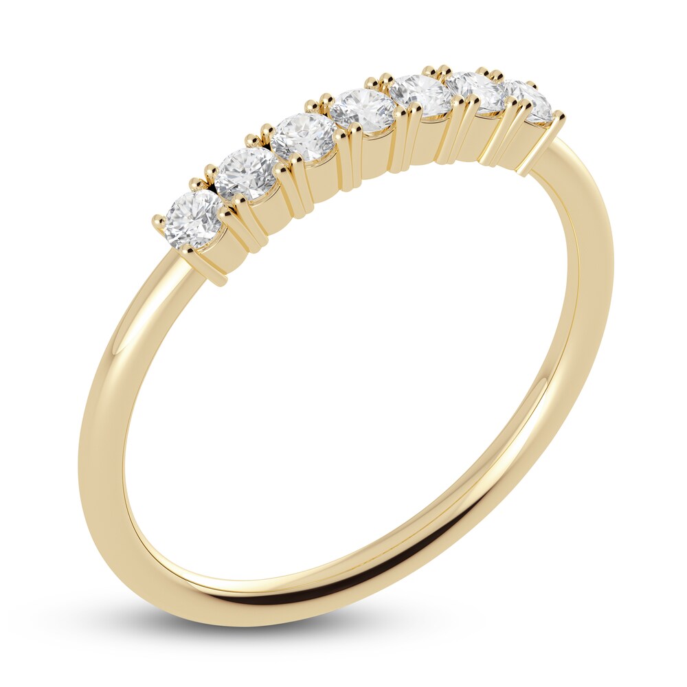 Juliette Maison Natural White Sapphire Half Eternity Ring 10K Yellow Gold jtwWajkn Juliette Maison Natural White Sapphire Half Eternity Ring 10K Yellow Gold jtwWajkn
