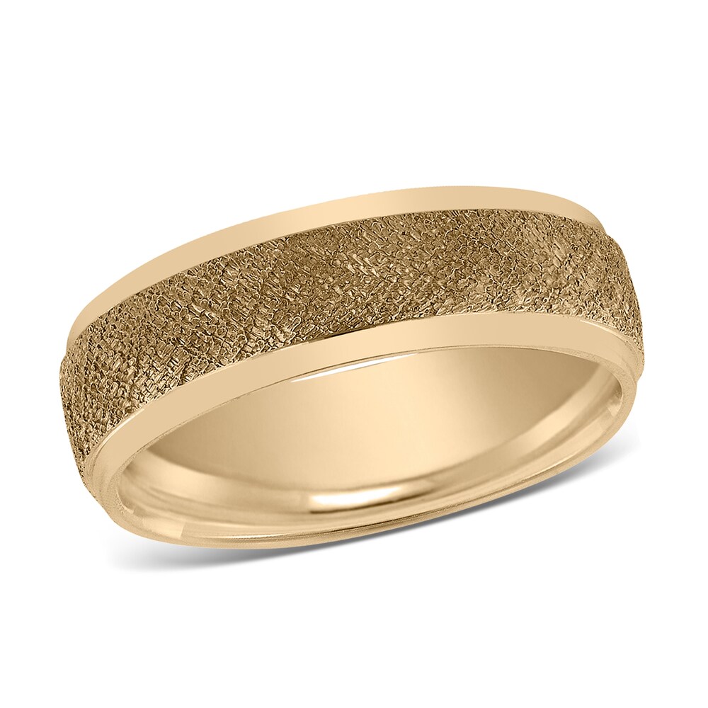 Men's Textured Wedding Band 14K Yellow Gold 7mm jx0ZqQEl Men's Textured Wedding Band 14K Yellow Gold 7mm jx0ZqQEl