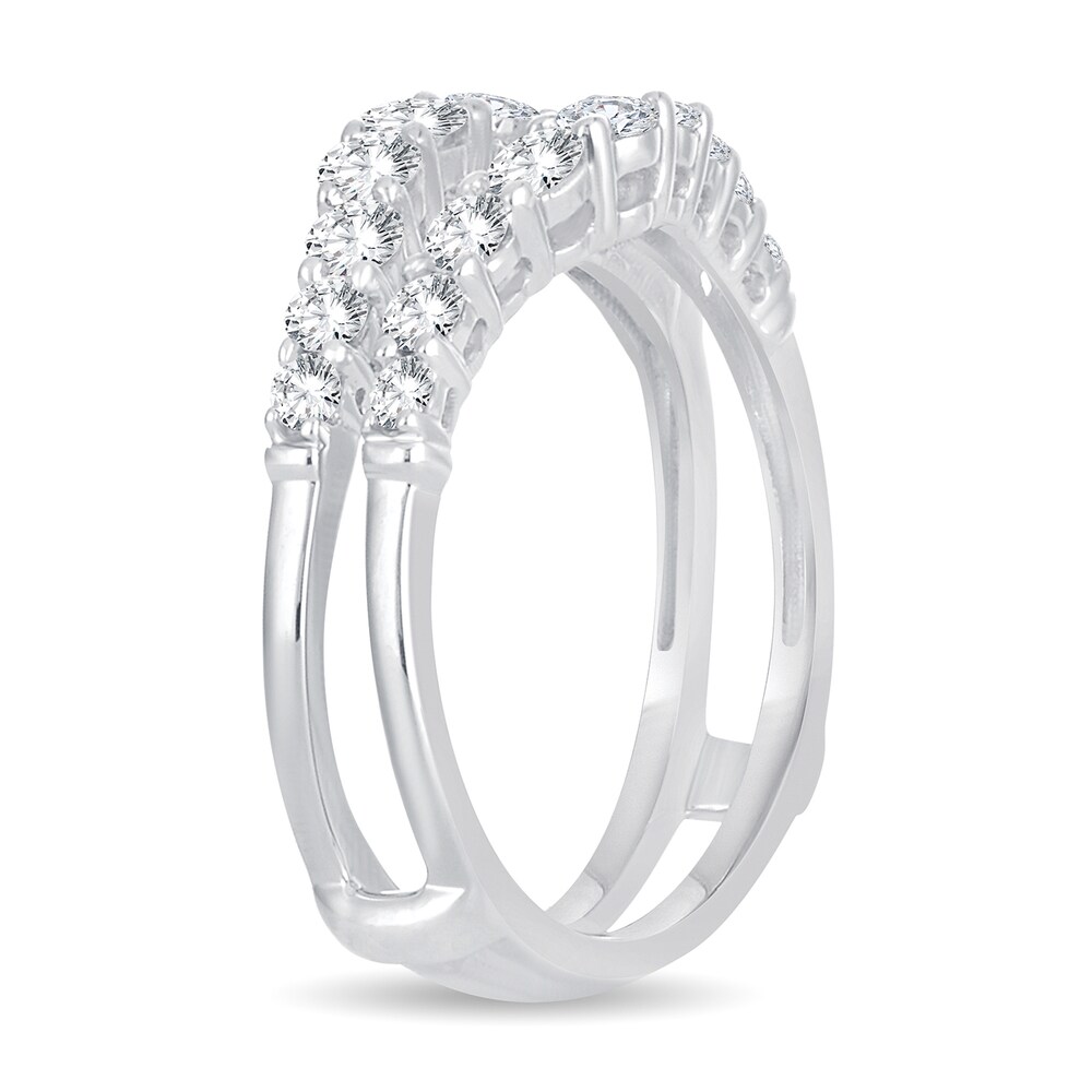 Diamond Enhancer Ring 1 ct tw Round 14K White Gold kT3ojkNv Diamond Enhancer Ring 1 ct tw Round 14K White Gold kT3ojkNv