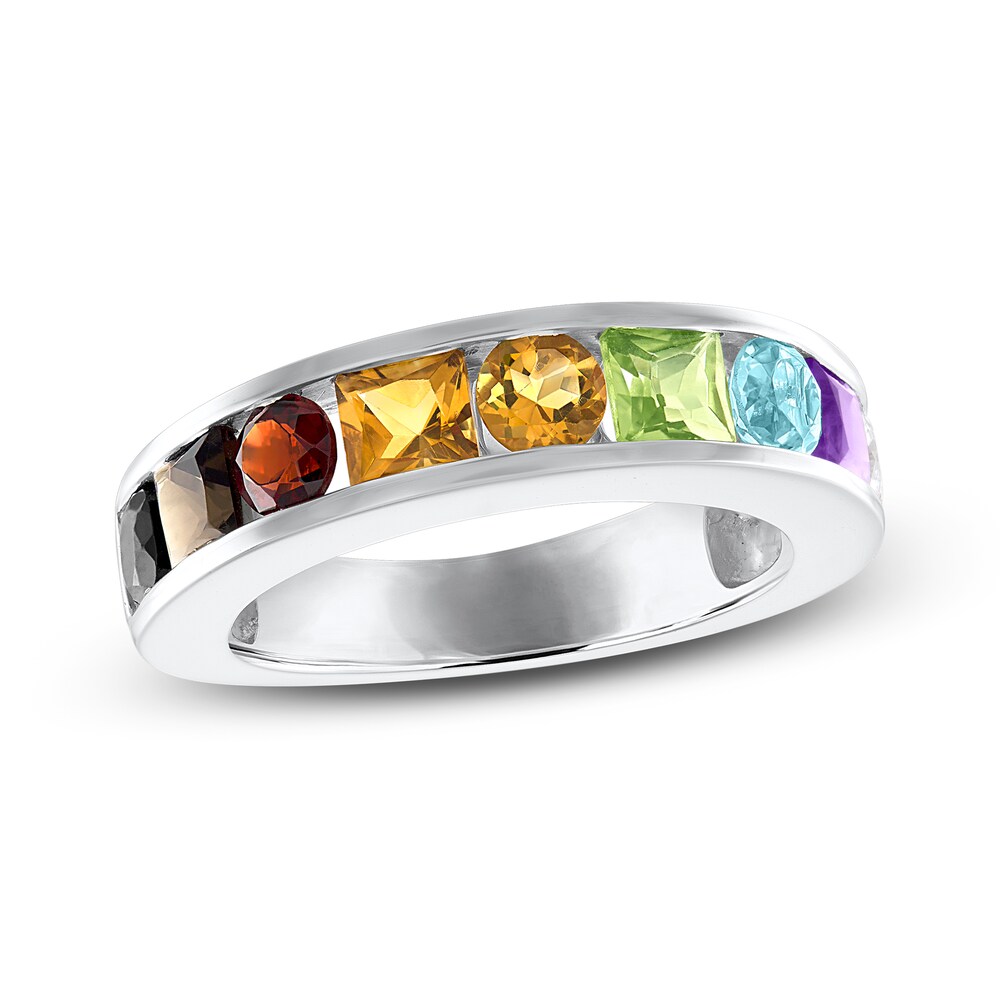 Love Proudly Ring Multi-Color Rainbow 14K White Gold 7MM kXFJxwue Love Proudly Ring Multi-Color Rainbow 14K White Gold 7MM kXFJxwue