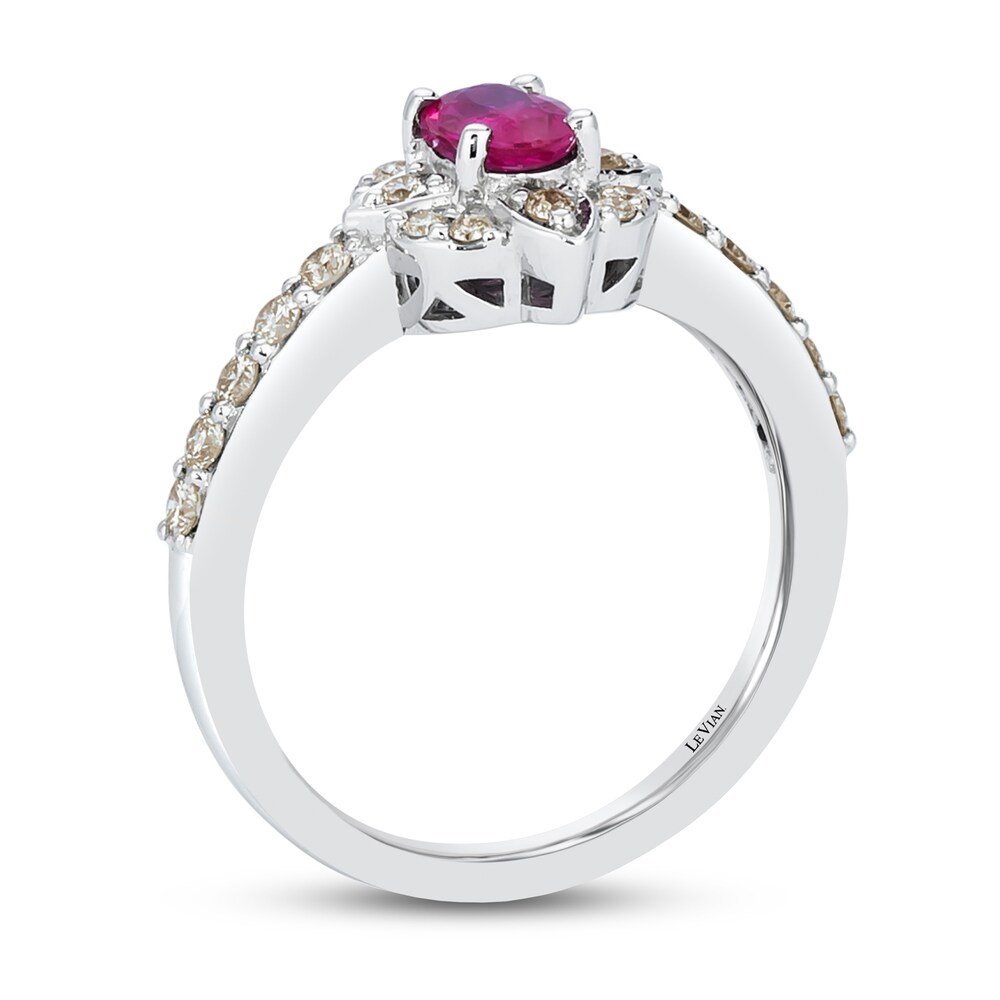 Le Vian Natural Ruby Ring 1/3 ct tw Diamonds 14K Vanilla Gold kZ9fF0nz Le Vian Natural Ruby Ring 1/3 ct tw Diamonds 14K Vanilla Gold kZ9fF0nz