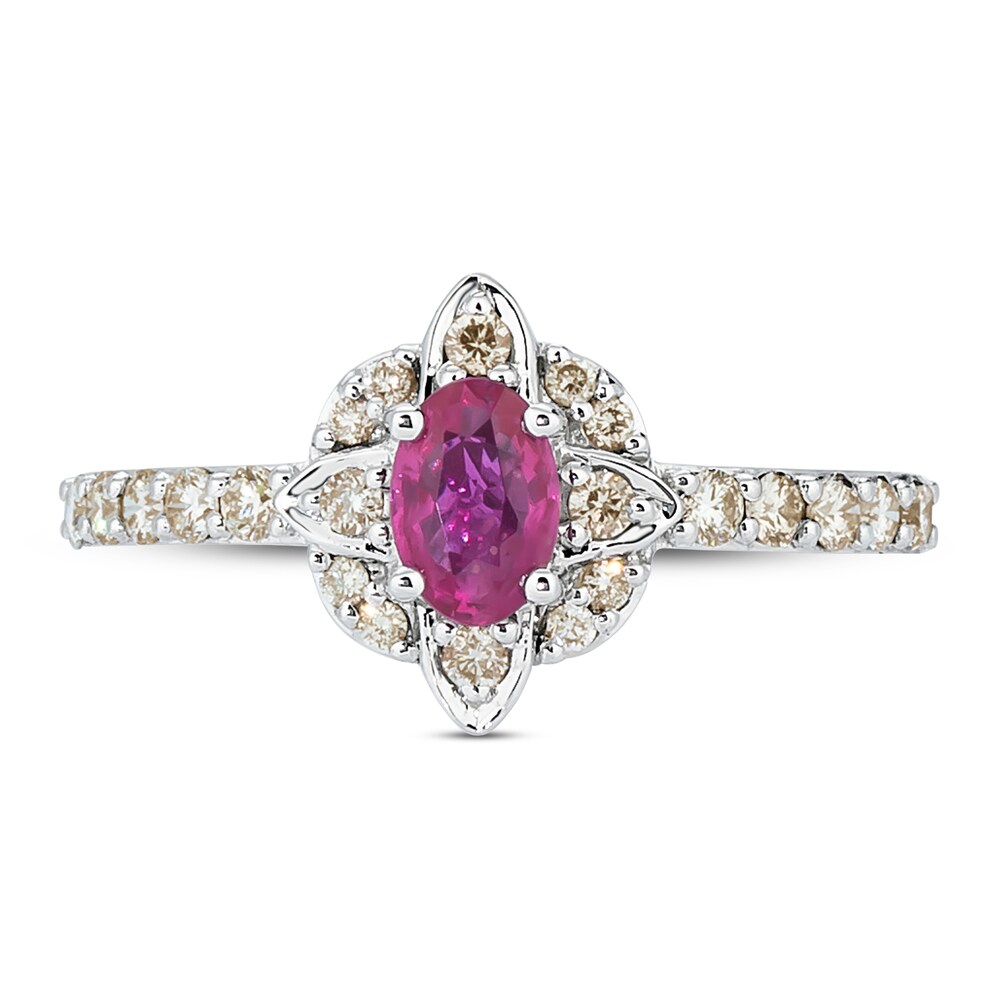 Le Vian Natural Ruby Ring 1/3 ct tw Diamonds 14K Vanilla Gold kZ9fF0nz Le Vian Natural Ruby Ring 1/3 ct tw Diamonds 14K Vanilla Gold kZ9fF0nz