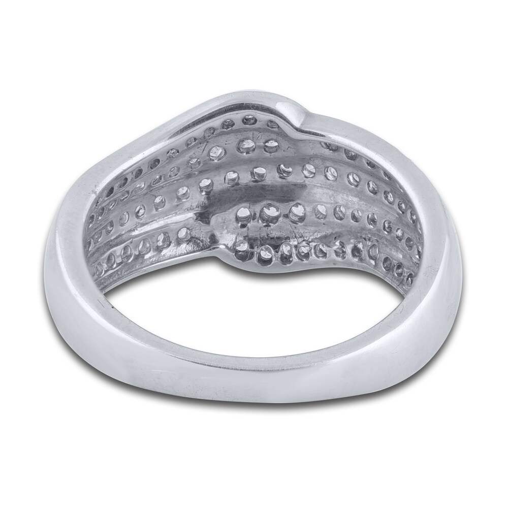 Diamond Multi-Row Anniversary Band 1/2 ct tw Round 14K White Gold kkPyON0F Diamond Multi-Row Anniversary Band 1/2 ct tw Round 14K White Gold kkPyON0F