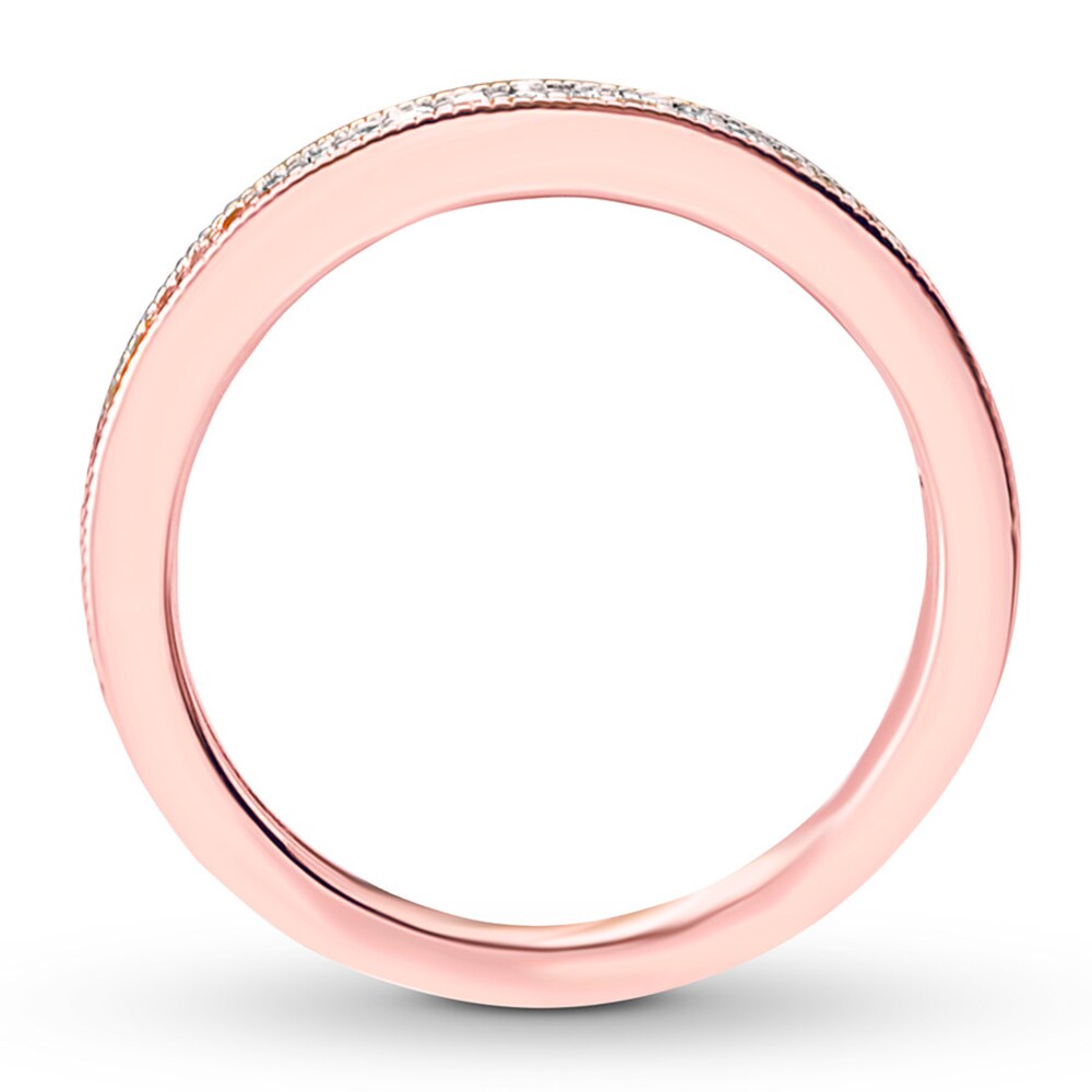Diamond Wedding Band 1/6 carat tw Round 14K Rose Gold kpMRYV3T Diamond Wedding Band 1/6 carat tw Round 14K Rose Gold kpMRYV3T