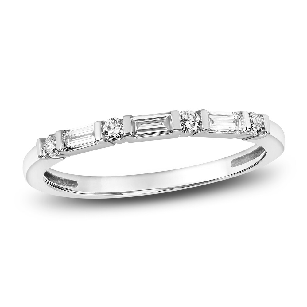 Diamond Anniversary Band 1/5 ct tw Baguette/Round 14K White Gold kpuXr2Ku Diamond Anniversary Band 1/5 ct tw Baguette/Round 14K White Gold kpuXr2Ku