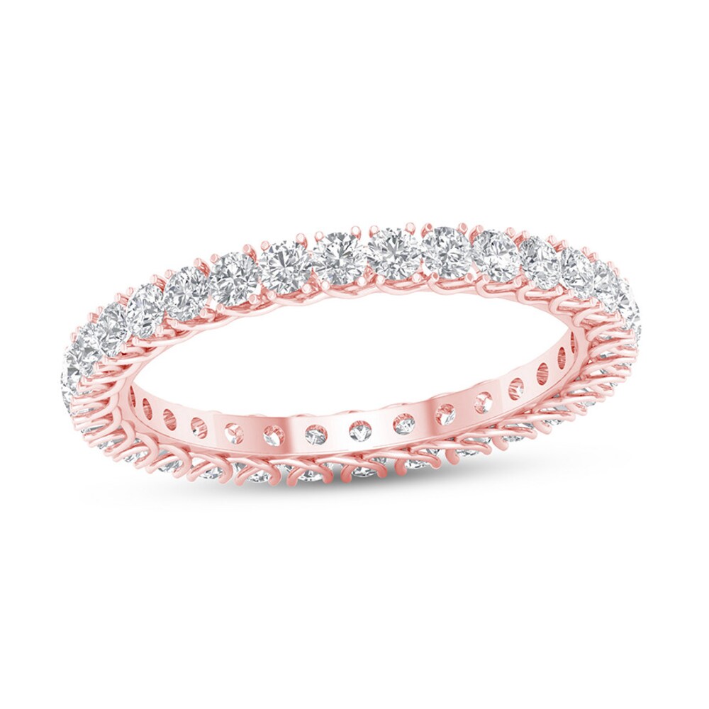 Diamond Eternity Band 1 ct tw Round 14K Rose Gold krhbUMMD Diamond Eternity Band 1 ct tw Round 14K Rose Gold krhbUMMD