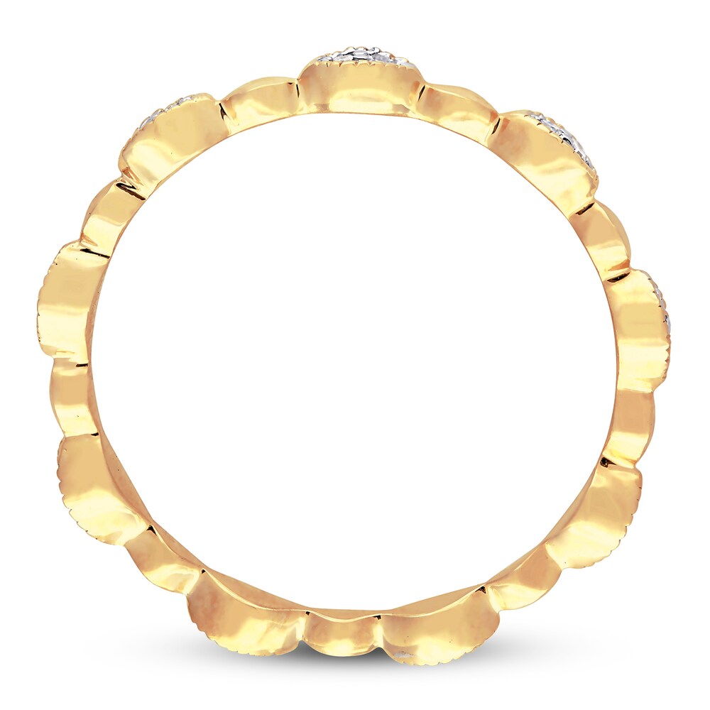 Diamond Ring 1/10 ct tw Round 10K Yellow Gold krr7TiSa Diamond Ring 1/10 ct tw Round 10K Yellow Gold krr7TiSa