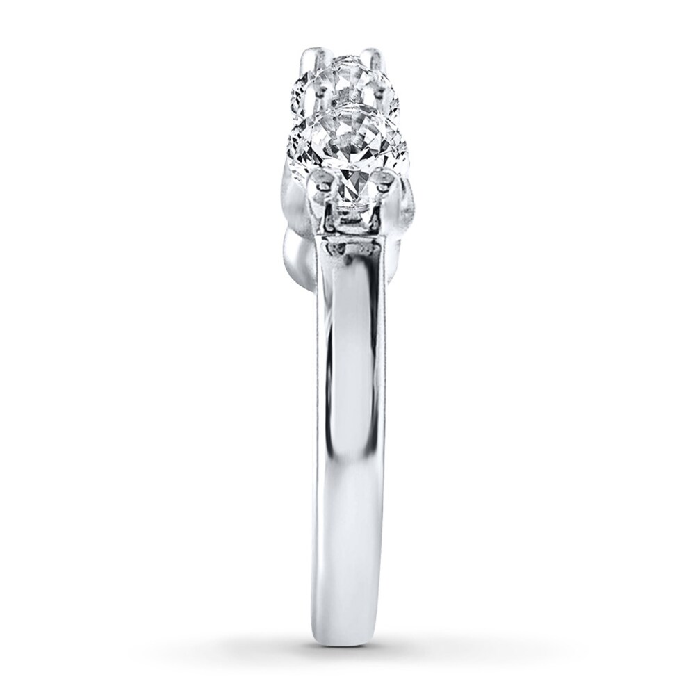 Diamond Anniversary Ring 1-3/4 ct tw Round-cut 14K White Gold kuK052ii Diamond Anniversary Ring 1-3/4 ct tw Round-cut 14K White Gold kuK052ii