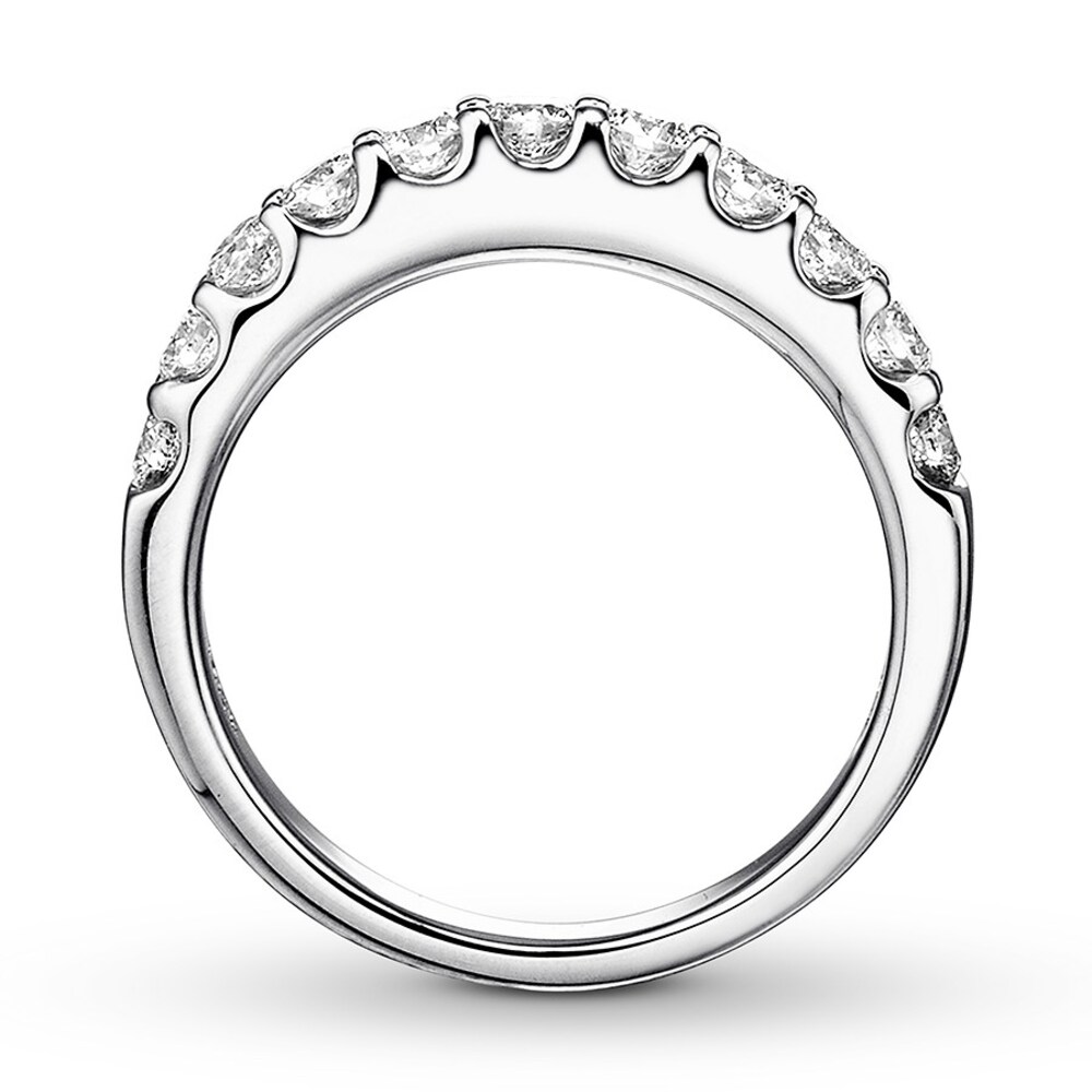 Diamond Wedding Band 3/4 ct tw Round 14K White Gold l09Jiops Diamond Wedding Band 3/4 ct tw Round 14K White Gold l09Jiops