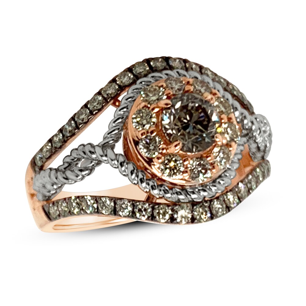 Le Vian Diamond Ring 1-1/5 ct tw Round 14K Two-Tone Gold l2uZ0fnF Le Vian Diamond Ring 1-1/5 ct tw Round 14K Two-Tone Gold l2uZ0fnF