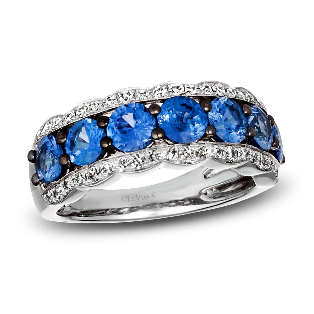 Le Vian Natural Blue Sapphire Ring 1/3 ct tw Diamonds 14K Vanilla Gold l3GSgER1 Le Vian Natural Blue Sapphire Ring 1/3 ct tw Diamonds 14K Vanilla Gold l3GSgER1