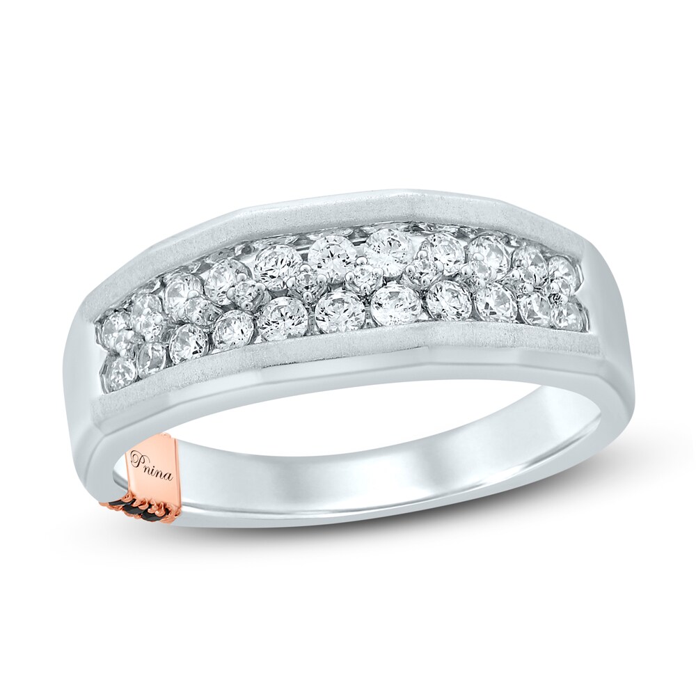 Pnina Tornai Captured By You Men's Diamond Wedding Band 1/2 ct tw Round 14K White Gold l6tXxr0J Pnina Tornai Captured By You Men's Diamond Wedding Band 1/2 ct tw Round 14K White Gold l6tXxr0J