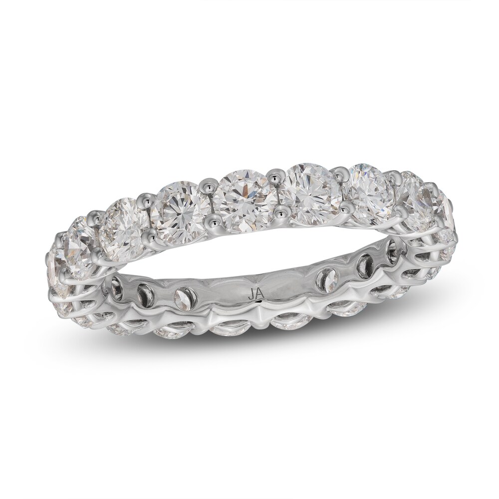 Lab-Created Diamond Eternity Band 3 ct tw Round 14K White Gold l9WVnrIm Lab-Created Diamond Eternity Band 3 ct tw Round 14K White Gold l9WVnrIm