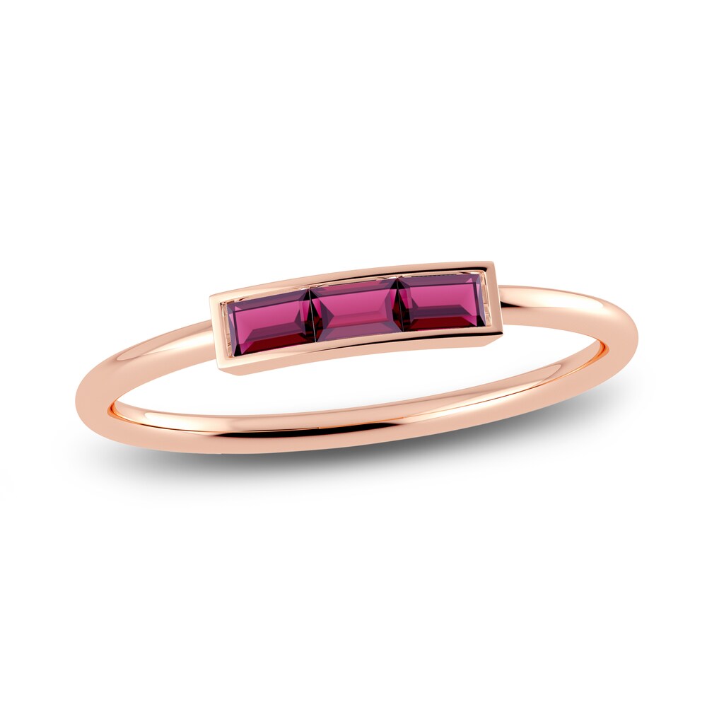 Juliette Maison Natural Rhodalite Garnet Baguette Bar Ring 10K Rose Gold lHHzCJcd Juliette Maison Natural Rhodalite Garnet Baguette Bar Ring 10K Rose Gold lHHzCJcd