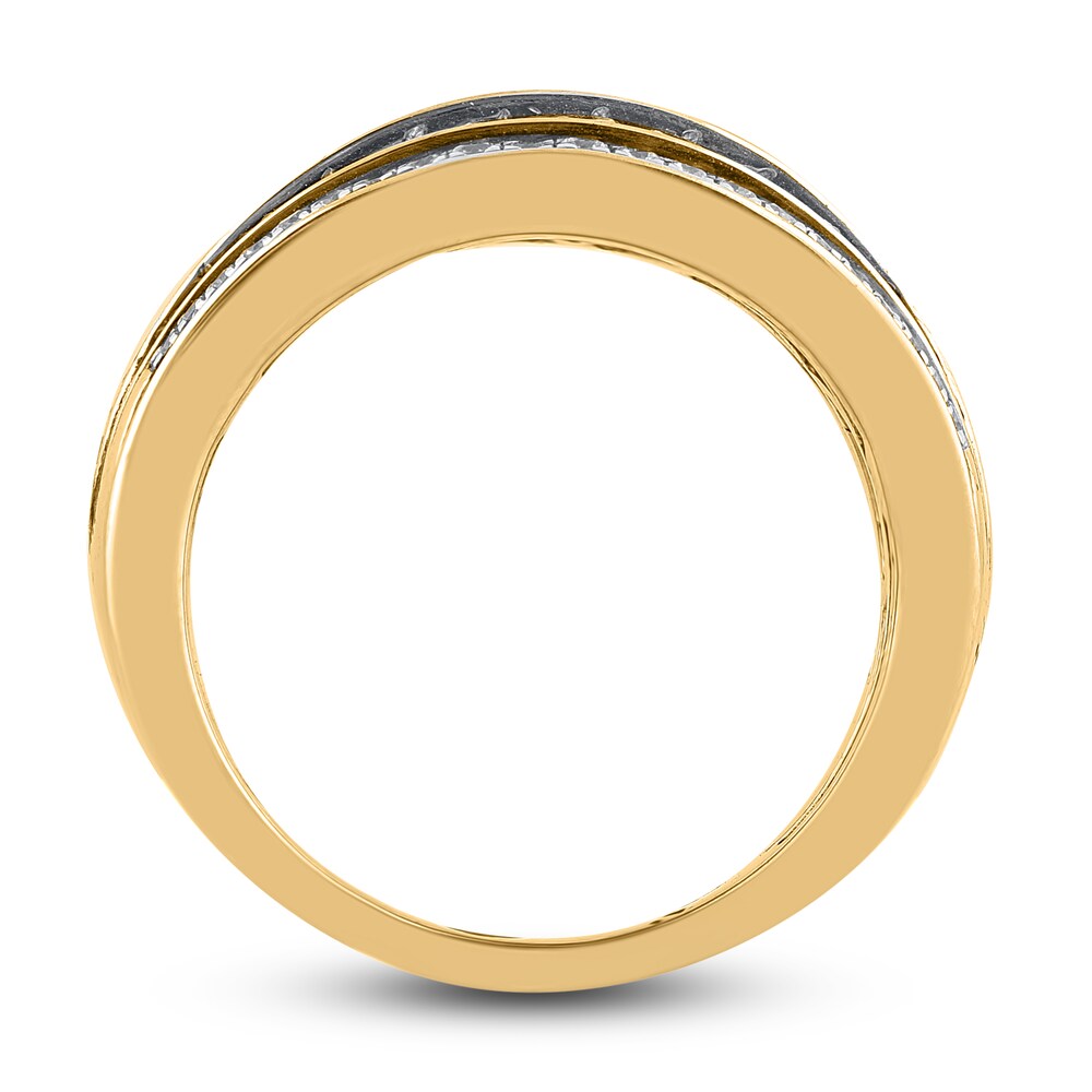 Diamond Anniversary Band 1 ct tw Round 14K Yellow Gold lOm1Lb3w Diamond Anniversary Band 1 ct tw Round 14K Yellow Gold lOm1Lb3w