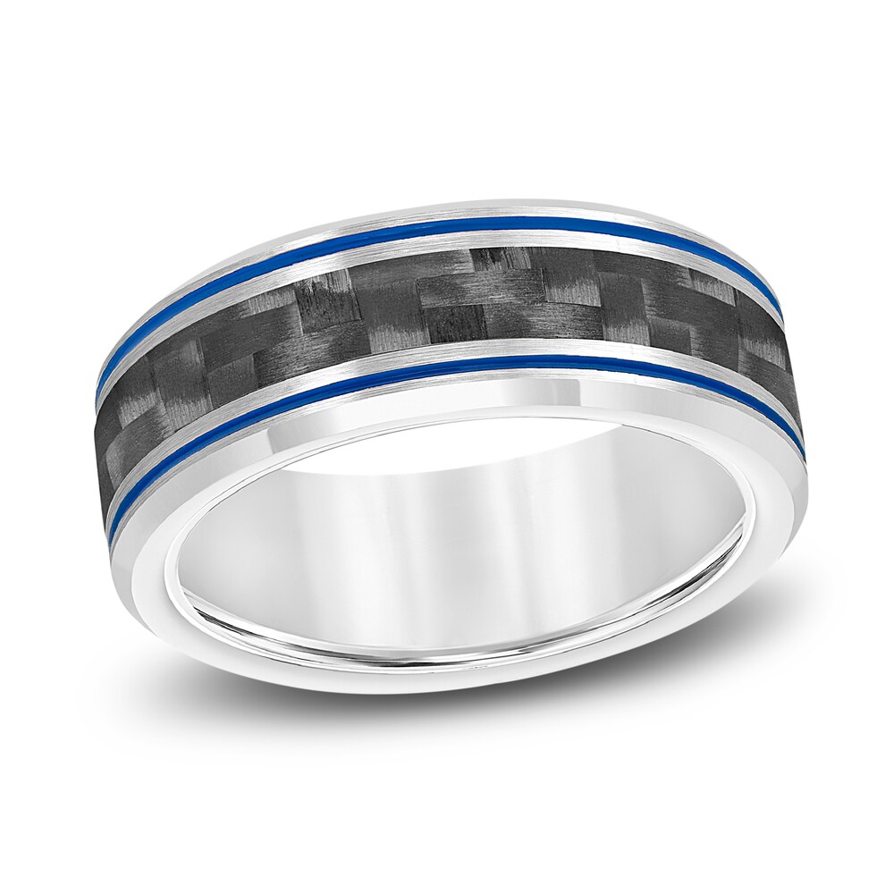 Men's Wedding Band Carbon Fiber/Tungsten 8.0mm lTuv1PiA Men's Wedding Band Carbon Fiber/Tungsten 8.0mm lTuv1PiA