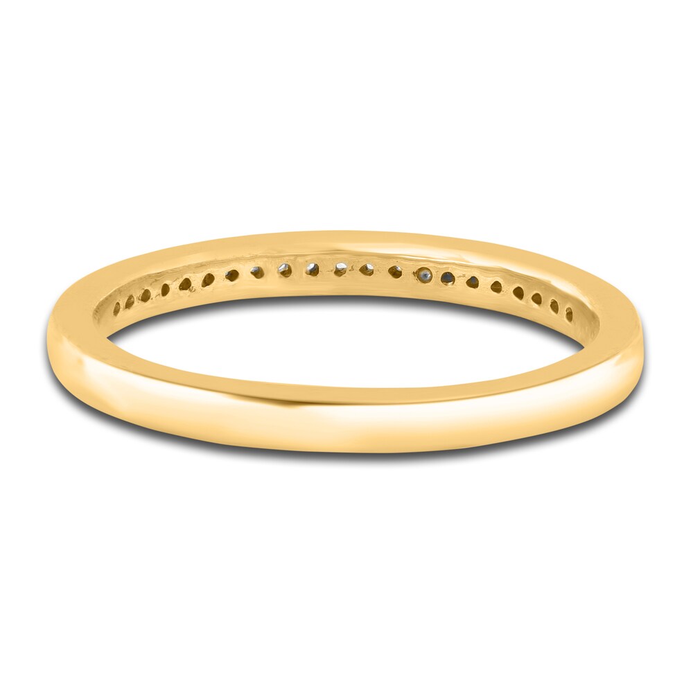 Diamond Wedding Band 1/10 ct tw Round 14K Yellow Gold lgLLDH1f Diamond Wedding Band 1/10 ct tw Round 14K Yellow Gold lgLLDH1f