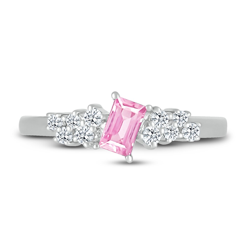 Lab-Created Sapphire Ring Sterling Silver ljhzC1rg Lab-Created Sapphire Ring Sterling Silver ljhzC1rg