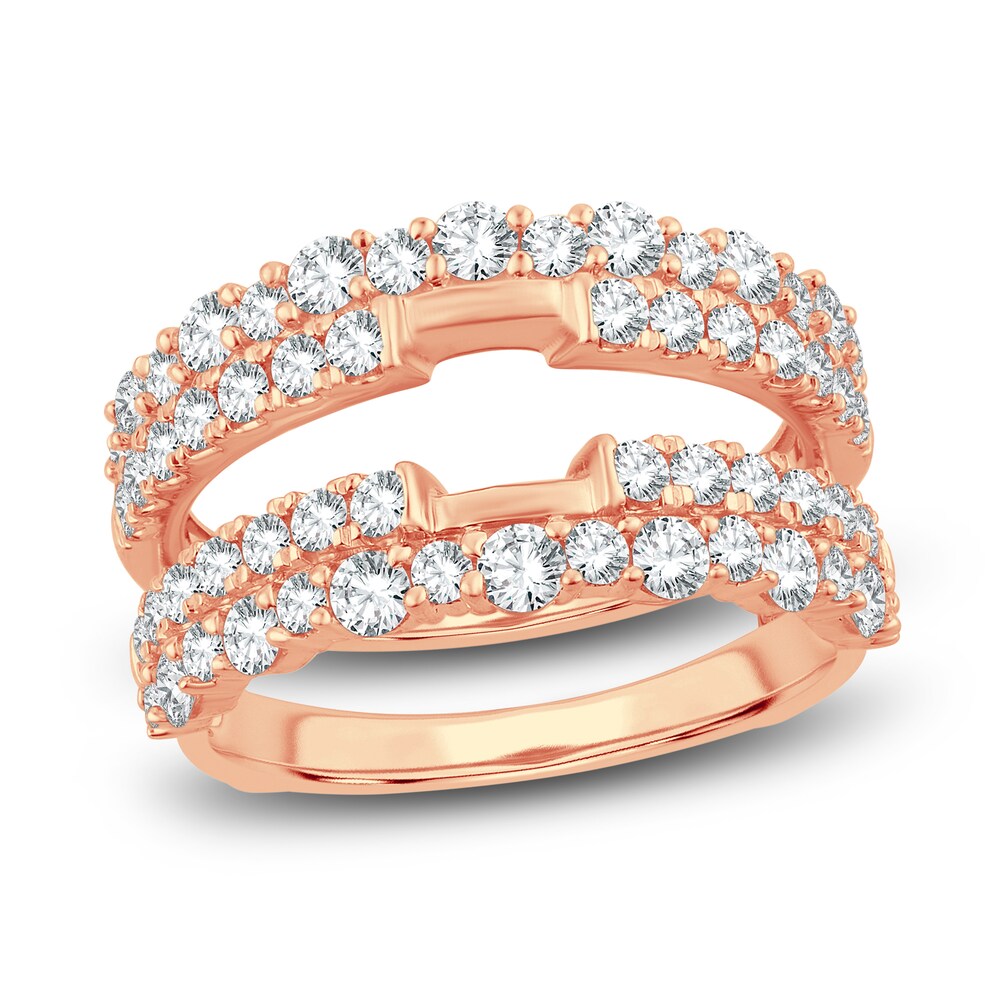 Lab-Created Diamond Enhancer Band 1-1/2 ct tw Round 14K Rose Gold loikoLZs Lab-Created Diamond Enhancer Band 1-1/2 ct tw Round 14K Rose Gold loikoLZs