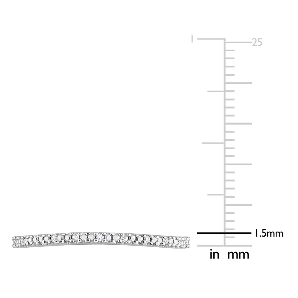 Anniversary Band Diamond Accents 14K White Gold lpd46s6c Anniversary Band Diamond Accents 14K White Gold lpd46s6c