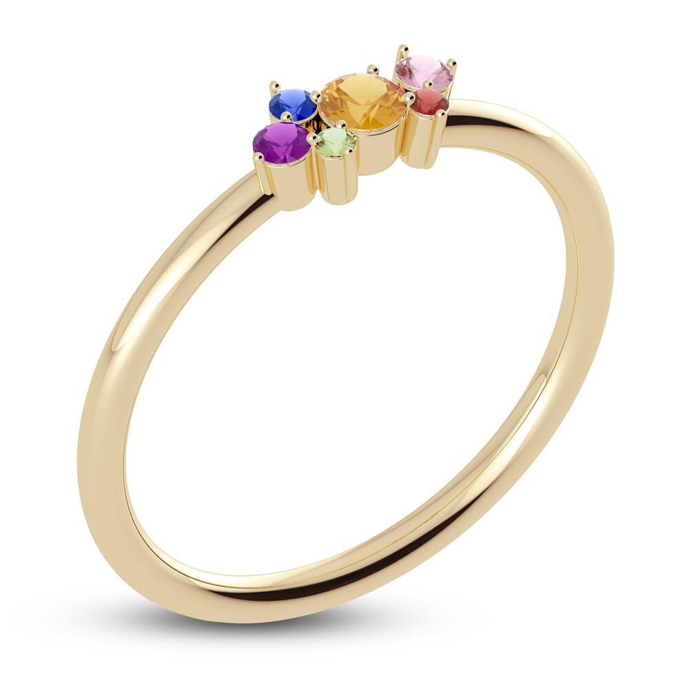 Juliette Maison Natural Multi-Gemstone Constellation Ring 10K Yellow Gold lvRB2yz0 Juliette Maison Natural Multi-Gemstone Constellation Ring 10K Yellow Gold lvRB2yz0