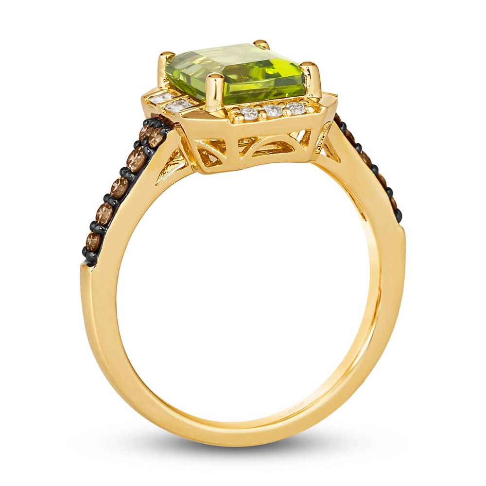 Le Vian Natural Peridot Ring 3/8 ct tw Round 14K Honey Gold m0X8MnP6 Le Vian Natural Peridot Ring 3/8 ct tw Round 14K Honey Gold m0X8MnP6